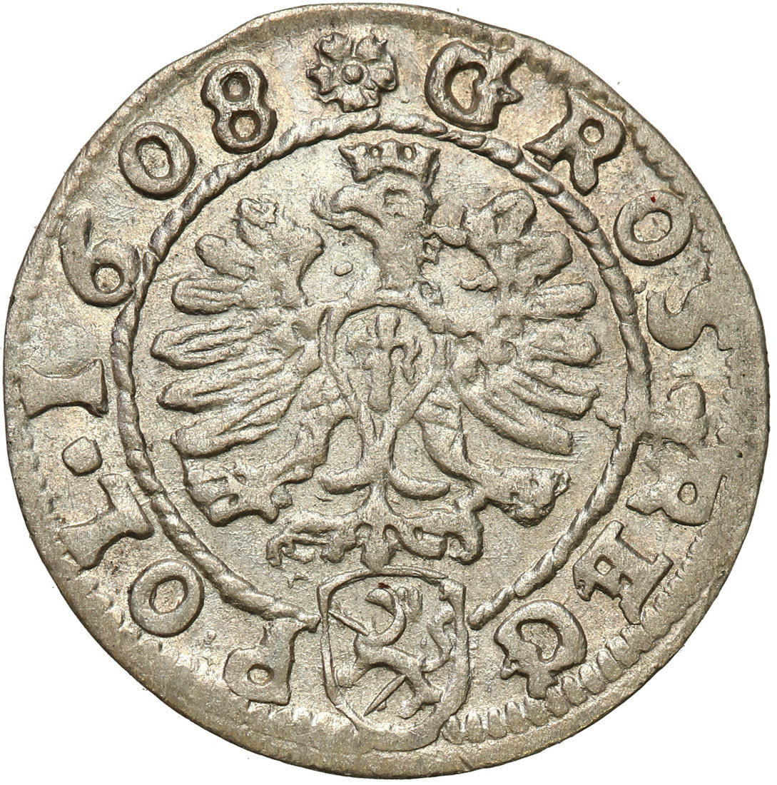 Zygmunt III Waza. Grosz 1608, Kraków